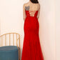 Sweetheart Red Prom Dress With Applique