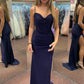 Sweetheart dimple Spaghetti Straps Prom Dress