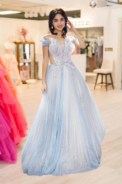 A Line Princess Prom Dress