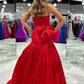 Sexy A line Red Prom Dress