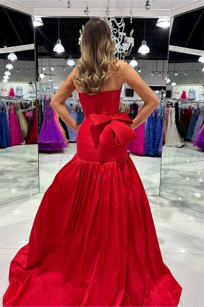 Sexy A line Red Prom Dress