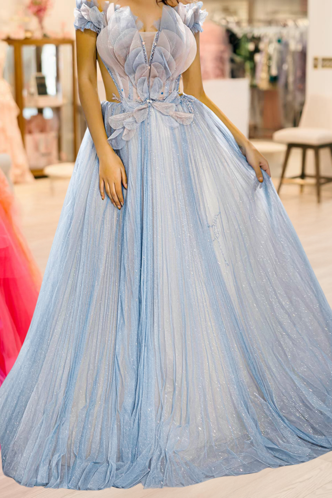 A Line Princess Prom Dress